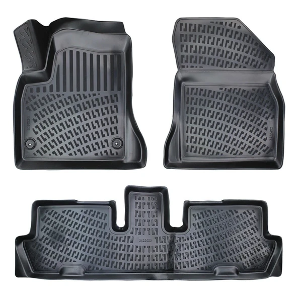 Rizline Citroen C4 Grand Picasso 2006-2013 (7 Koltuk) 3D Havuzlu Paspas ürün görseli 1