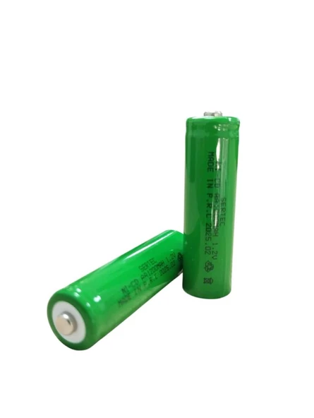 1.2V 1200 Mah - AA - Ni-Cd Şarjlı Pil - (Başlı) (7474) ürün görseli 1