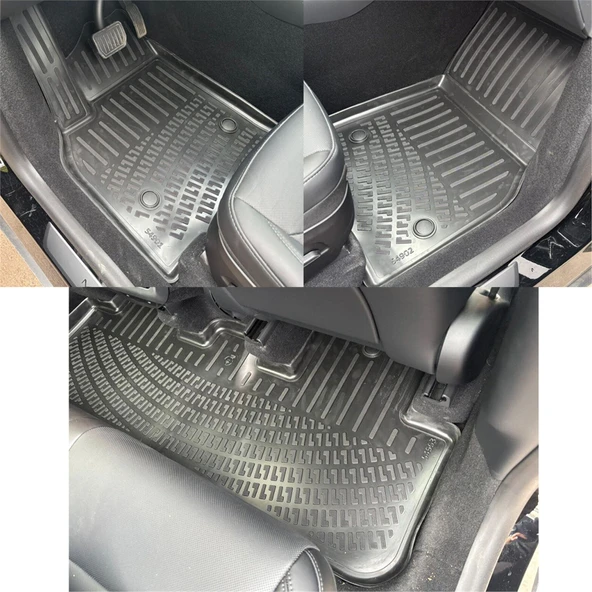 Rizline Tesla Model Y 2025+ (Juniper) 3D Havuzlu Paspas - Resim 2