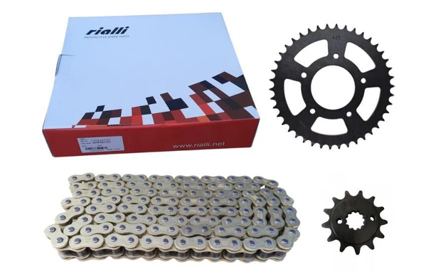 CF NK250 ÖN ARKA DİŞLİ ZİNCİR SET ORİNGLİ 520H 120L 42-13T ürün görseli 1