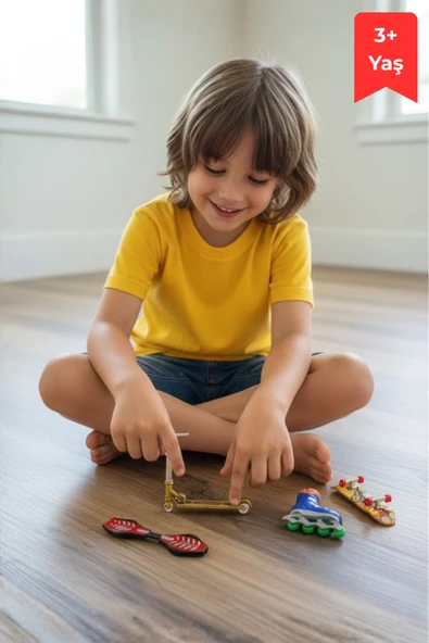 Mini Parmak Kaykay, Paten ve Scooter Oyun Seti 3+ Yaş ürün görseli 1