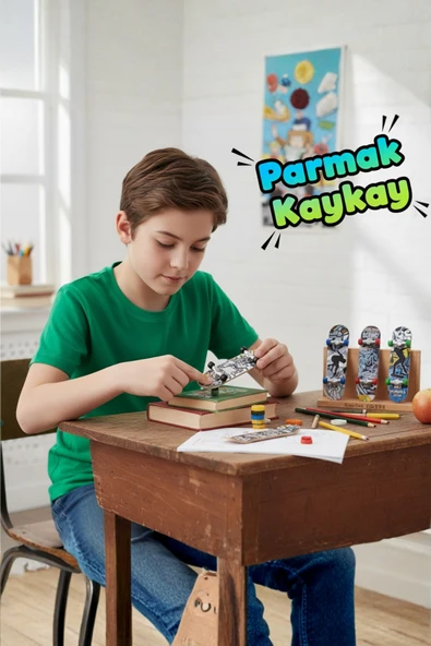 Mini Parmak Kaykay 2'li Sök Tak Aksesuarlı 3+ Yaş ürün görseli 1