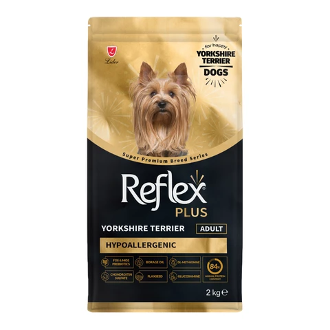 Reflex Plus Hipoalerjenik Yorkshire Terrier Yetişkin Köpek Maması 2 Kg ürün görseli 1