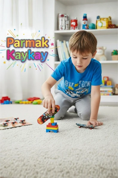 Mini Parmak Kaykay 2'li Sök Tak Aksesuarlı 3+ Yaş ürün görseli 1