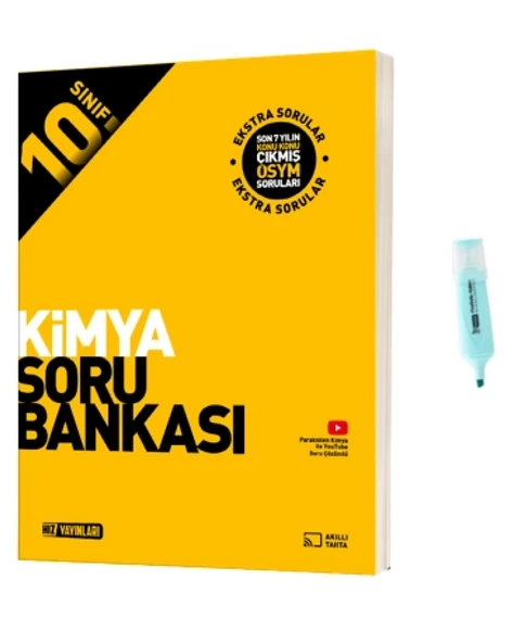 10.Sınıf Kimya Soru Bankası (Yeni Müfredat) ürün görseli 1