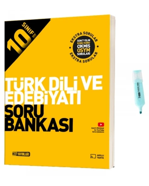 10.Sınıf Türk Dili ve Edebiyatı Soru Bankası (Yeni Müfredat) ürün görseli 1