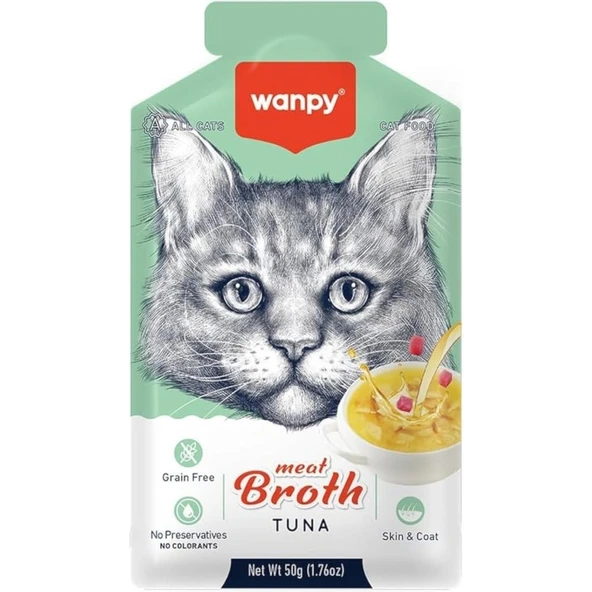 Kediler Için Ton Balıklı Kedi Çorbası 12 x 50 G ürün görseli 1