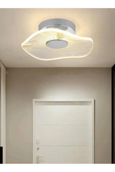 burenze Modern Avize Luxury Jellyfish Tekli Tavana Sıfır Led Avize Krom Gövde ürün görseli 1