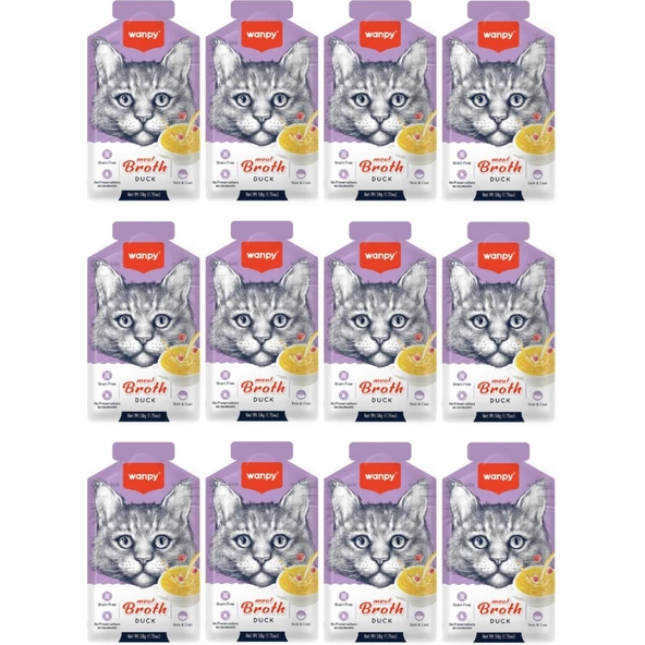 Ördekli Tahılsız Kedi Çorbası 50GR - 12 Adet ürün görseli 1