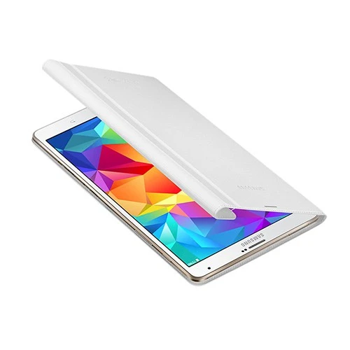 Samsung T700 Galaxy Tab S 8.4 Bookcover Kılıf Beyaz - EF-BT700BWEGWW (BU ÜRÜN OUTLETTİR) ürün görseli 1