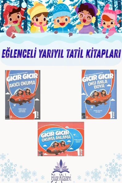1. Sınıf Tatilde Hızlı Okuma Seti - 3 Kitap ürün görseli 1