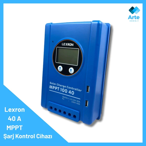 Lexron 40 A MPPT Şarj Kontrol Cihazı ürün görseli 1