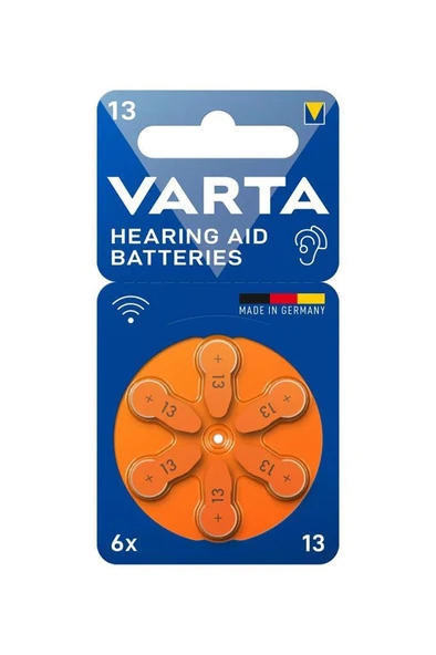 Varta 13 Numara 6lı İşitme Cihazı Pili ürün görseli 1