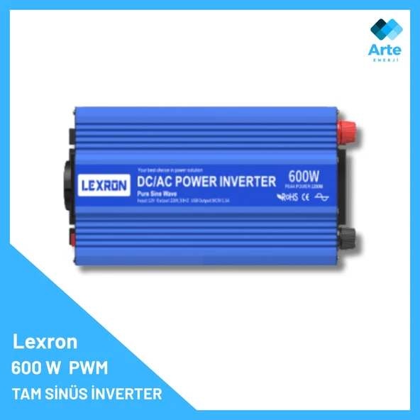 Lexron 600W Tam Sinüs İnverter ürün görseli 1