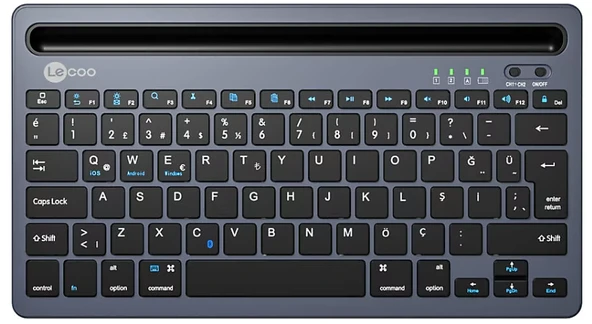 Lenovo Lecoo BK100 TKL Kablosuz Klavye ürün görseli 1