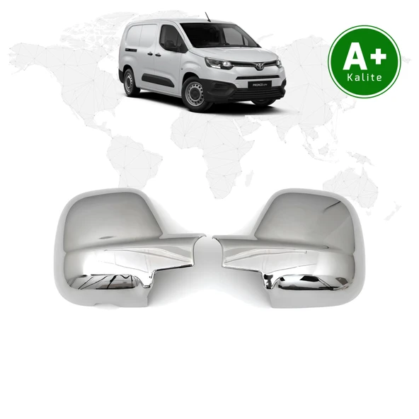 Toyota Proace Cıty Panelvan Krom Ayna Kapağı 2019 Model ve Sonrası ürün görseli 1