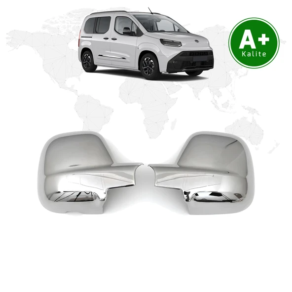 Toyota Proace City Krom Ayna Kapağı 2024 Model ve Sonrası ürün görseli 1
