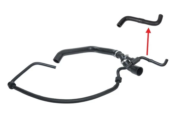 LT35=VOLT 2.5 TDI 28203 RADYATÖR ÜST HORTUMDA KULLANILAN 2D0122101D ürün görseli 1