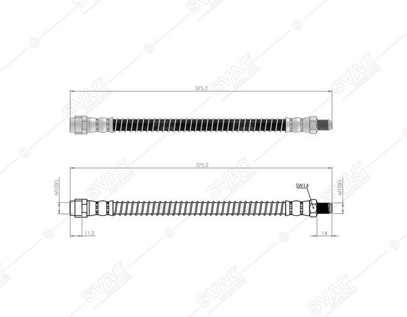 FREN HORTUMU ARKA MERC. S SERIE W221-W222-X222-C216 05 - 13  A2214200248 ürün görseli 1