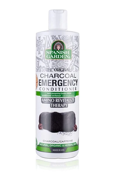 spanish Garden Organik Kömür ve Kahve Özlü Yoğun Arındırıcılı Saç Kremi 450 ml ürün görseli 1