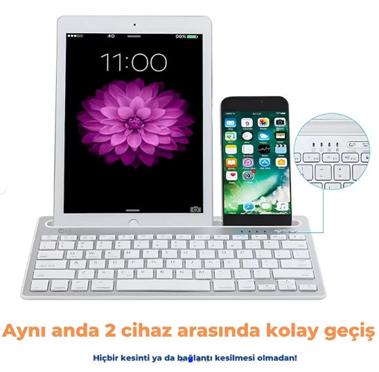 Lenovo Lecoo BK100 TKL Kablosuz Klavye - Resim 5