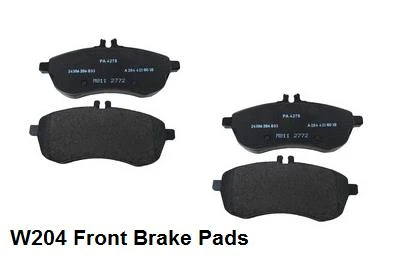 FREN BALATASI ÖN W204-W212-W207 A0074209220 A0054200820 A0064207120 A0004200305 A0074205620 ürün görseli 1
