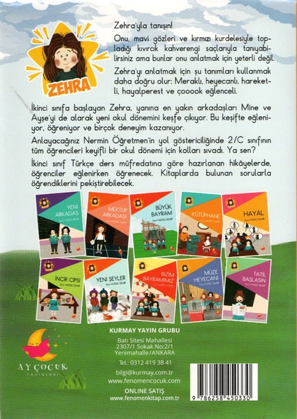 Ay Çocuk 2.Sınıf Zehra Hikaye Seti - Resim 2