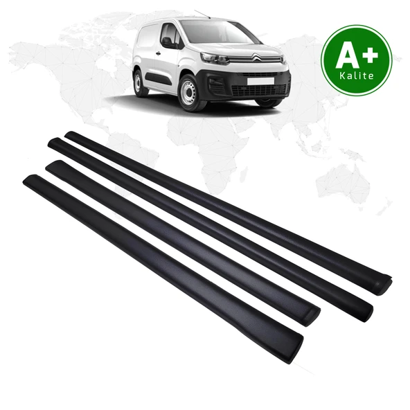 Citroen Berlingo Panelvan Marşpiyel Kaplaması 4 Parça 2019 Model ve Sonrası ürün görseli 1