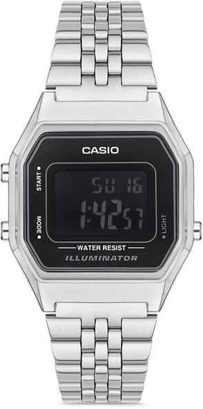 Casio LA680WA-1BDF Kadın Kol Saati - Resim 2