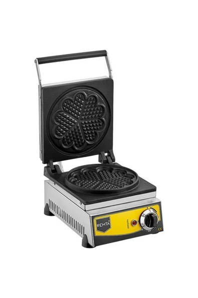 Remta Elektrikli Çiçek Model Waffle Makinası 21cm Çap-W12 ürün görseli 1