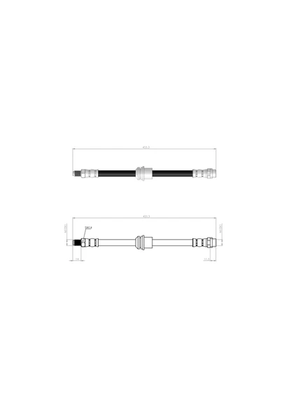 BMW FREN HORTUMU ÖN  3 E36 Z3 ROADSTER 90-98 34321159717 ürün görseli 1
