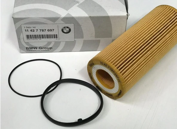 BMW YAĞ FİLTRESİ E46-E81-E82-E87-E88-E90-E91-E92-E93-E60-E61-X1 E84-X3 E83 N40-N42-N43-N45-N46 HU815/2X-OX 166/1D 11427501676 ürün görseli 1