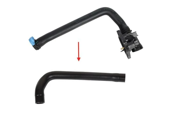 BMW TERMOSTAT HORTUMU PLASTİK BORU HARİÇ F20 F30 N13 11537600586 11532367436 ürün görseli 1