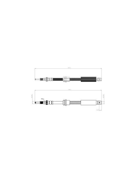 BMW FREN HORTUMU ÖN  X3 F25 - X4F26 2010/- ürün görseli 1