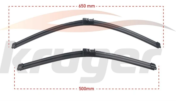 BMW ARAC BAZLI SILECEK SETI 650-500mm  X3 (F25) /  X4 (F26) / VOLVO S40 II / V50 ürün görseli 1