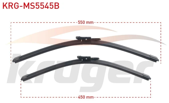 BMW ARAC BAZLI SILECEK SETI 550-450mm  1 SERISI (F20-F21) / 2 SERISI CABRIO (F23) / FIAT STILO (192) / MERCEDES GLK SERISI (X204) ürün görseli 1