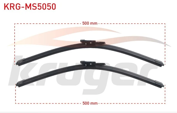BMW ARAC BAZLI SILECEK SETI 500-500mm  1 SERISI E81/E87 2004-2011 / MINI COUPE R58 2011- 61617169972 61617169971 ürün görseli 1