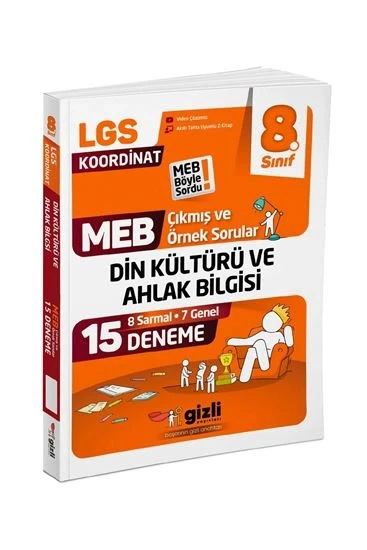 Gizli Yayınları Lgs Meb Çıkmış ve Örnek Sorular Din Kültürü 15'li Deneme-Meb Böyle Sordu ürün görseli 1