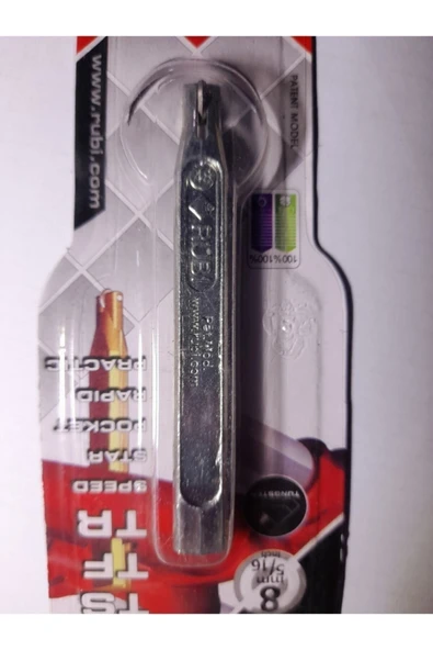 Rubi 01958 Silver Yedek Elmas 8mm - Resim 2