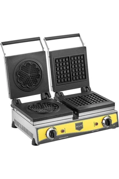 Remta Çiftli Kare+Çiçek Waffle Makinesi(16 cm)-W20 ürün görseli 1