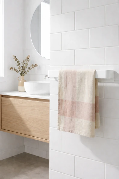 PorBig Modern Şık Banyo Mutfak Havlu Askısı | Duvar Tipi ürün görseli 1