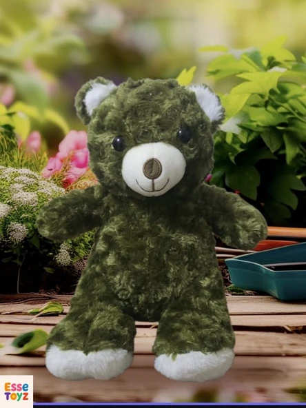 35 cm Desenli Peluş Ayı – Yumuşak Dokulu, Sevimli ve Hediyelik ürün görseli 1