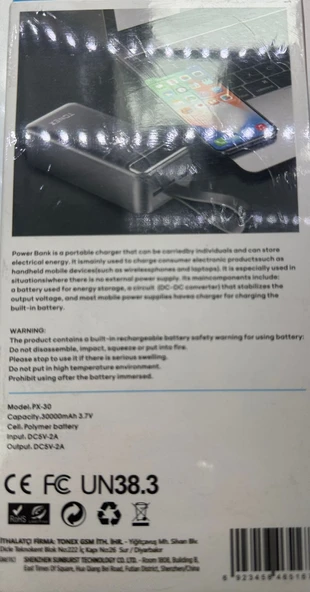 30000 MAH POWER BANK - Resim 2