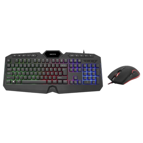 Seclife SLK-4844B Multimedya Gaming Klavye Mouse set ürün görseli 1
