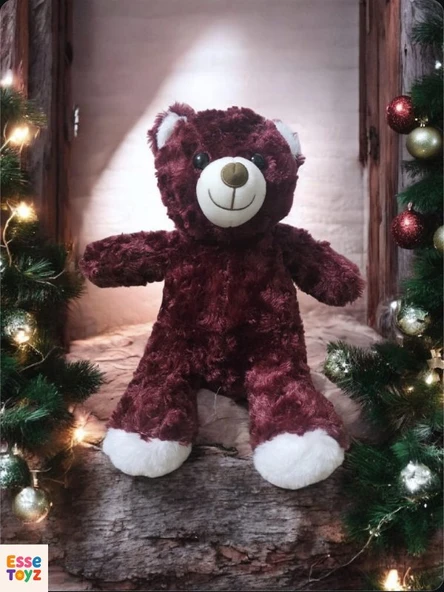 35 cm Desenli Peluş Ayı – Yumuşak Dokulu, Sevimli ve Hediyelik ürün görseli 1