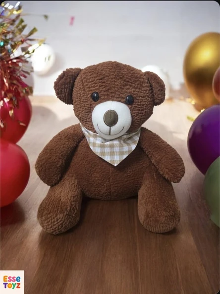 25 cm Kahverengi Peluş Ayıcık – Yumuşak Dokulu, Sevimli ve Hediyelik ürün görseli 1