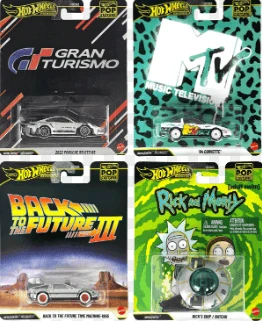 Hot Wheels Pop Culture Premium Arabalar 4'lü Set HXD63-979P ürün görseli 1