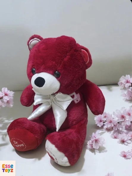 80 cm Kırmızı Balım Ayısı Peluş Oyuncak – Büyük Boy, Yumuşak ve Sevimli Ayıcık ürün görseli 1