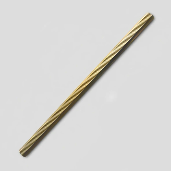 TOROS ÇİZGİLİ Antik Sarı Çekmece Kulp 512 mm Metal Modern Kaplama Mutfak Gardırop Mobilya Kulbu ürün görseli 1
