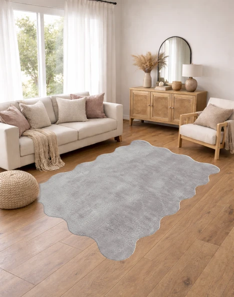 Jassrug Halı 80X150 Ripple Kül ürün görseli 1